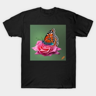 Rose Butterfly 2 T-Shirt